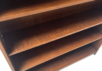 Art Deco Amsterdamse School Open Bookcase by Willem Penaat for Metz & Co., 1920s